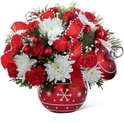 The FTD Season's Greetings Bouquet from Backstage Florist in Richardson, Texas